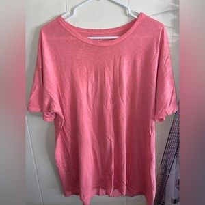 Aerie distressed oversized t-shirt🩷